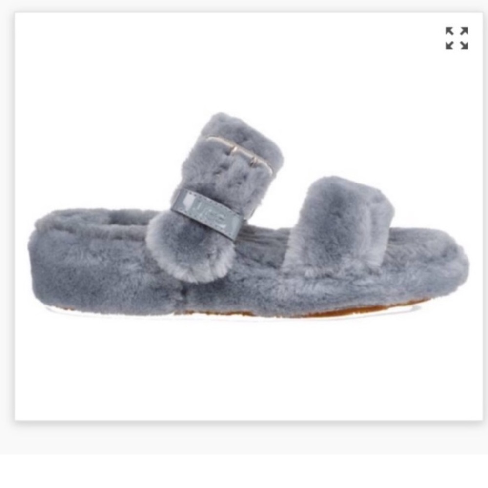 Ugg fuzz yeah sleeper sandals sz 8 euc - Picture 4 of 7